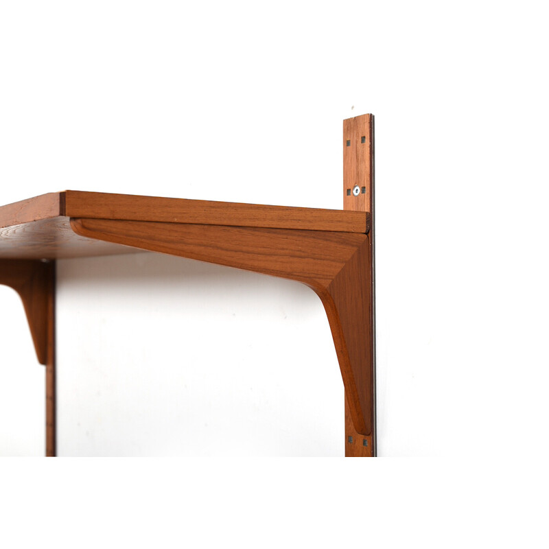 Vintage teak shelf system by Hg Furniture, Denmark 1960s