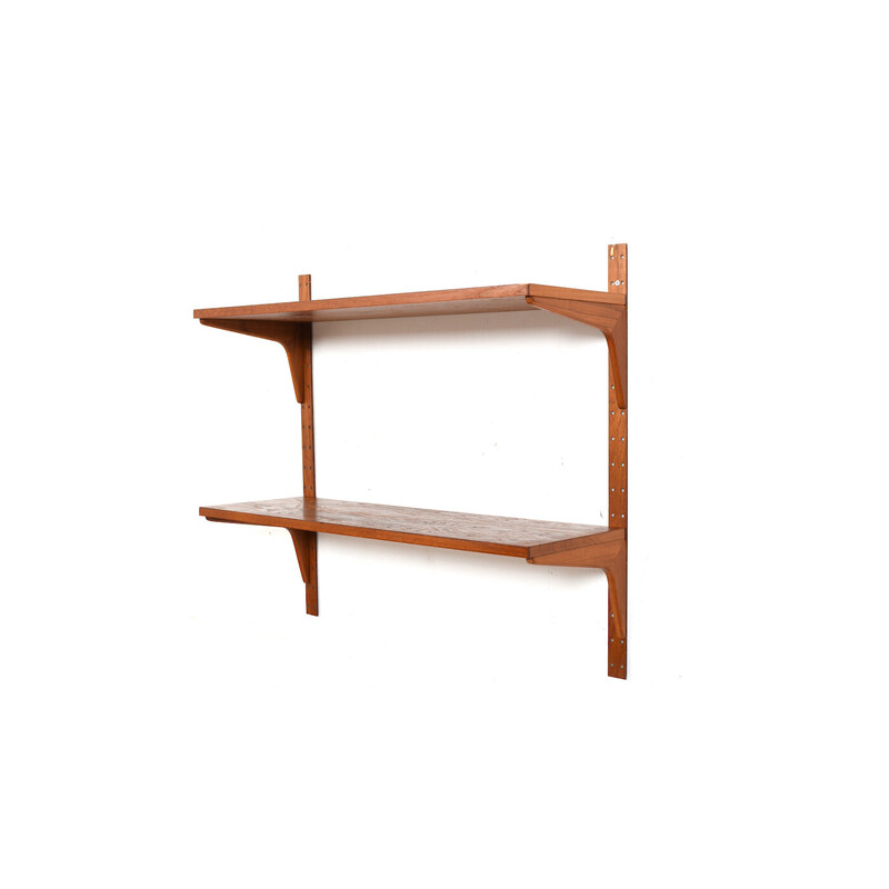 Vintage teak shelf system by Hg Furniture, Denmark 1960s