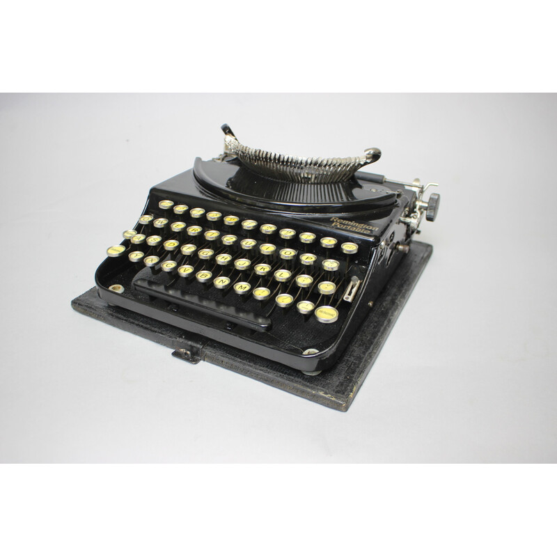 Machine à écrire vintage Remington portable, États-Unis 1910