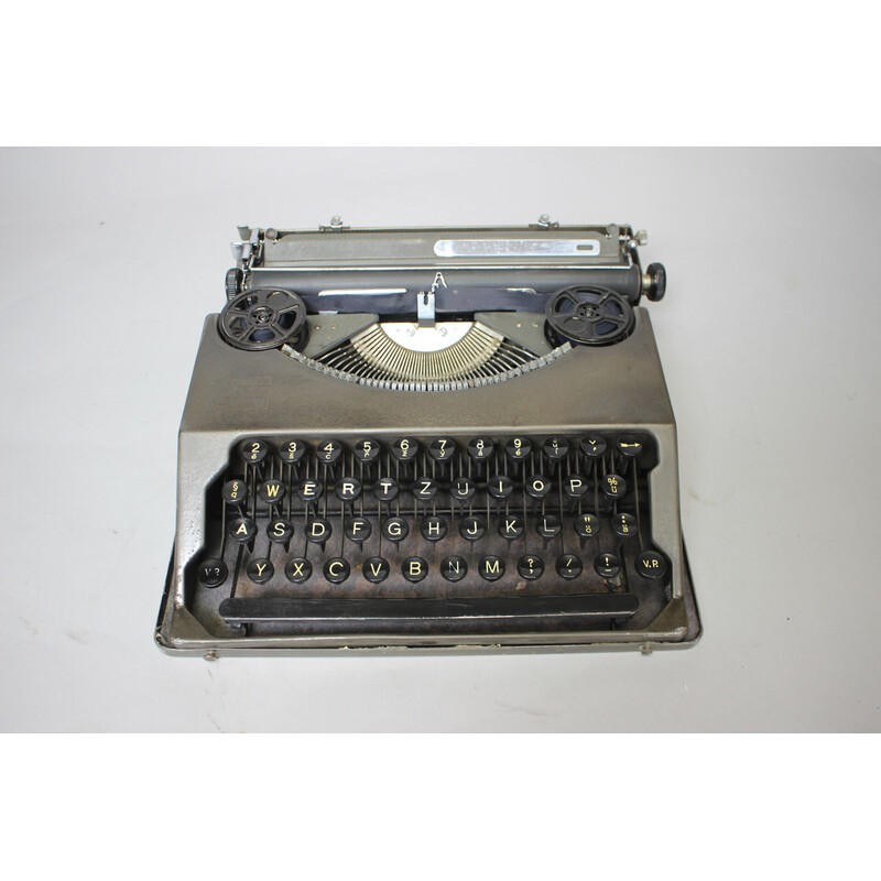 Máquina de escribir Paillard vintage, Suiza 1915
