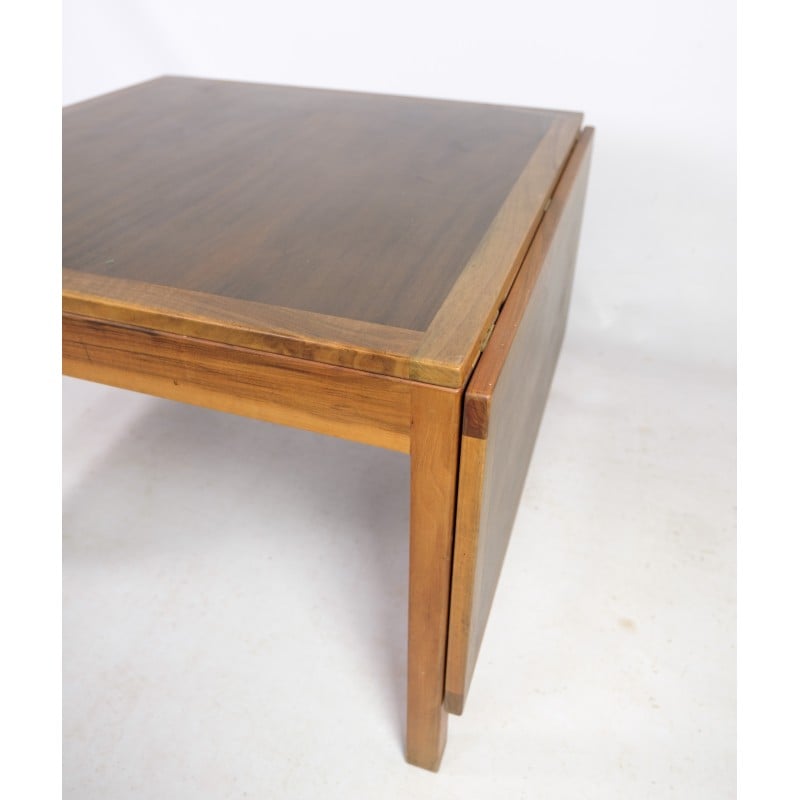 Vintage mahogany and walnut coffee table by Børge Mogensen for Fredericia Furniture