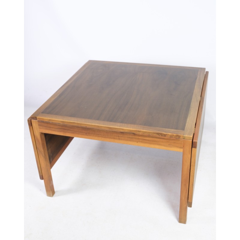 Vintage mahogany and walnut coffee table by Børge Mogensen for Fredericia Furniture