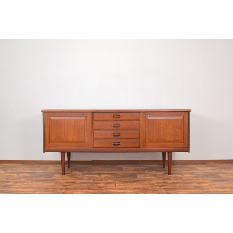 Credenza norvegese di metà secolo in teak di Gustav Bahus, 1960