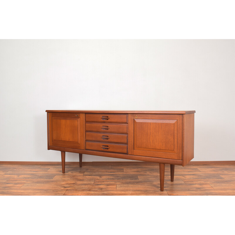 Credenza norvegese di metà secolo in teak di Gustav Bahus, 1960