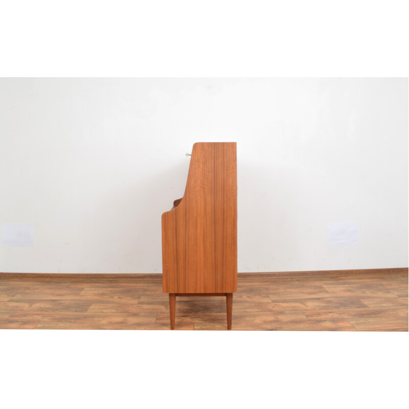 Mid-century Danish teak secretary by Gunnar Nielsen for Tibergaard, 1960s