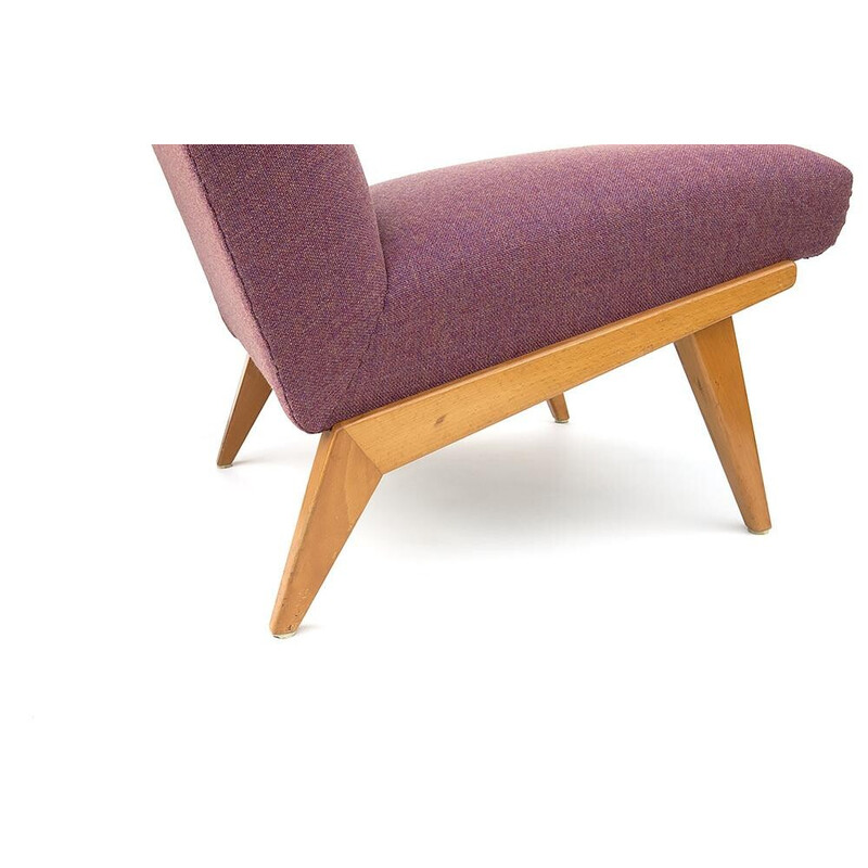 Paire de fauteuils vintage Slipper par Jens Risom pour Knoll