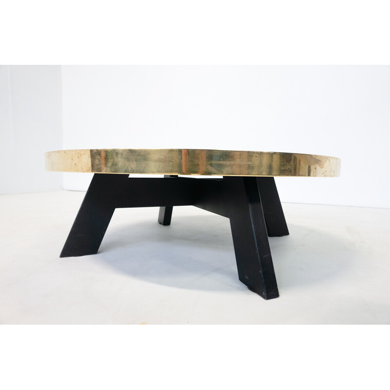 Vintage coffee table by Yann Dessauvages, Belgium
