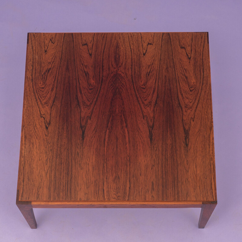 Cubical coffee table in rosewood - 1960s