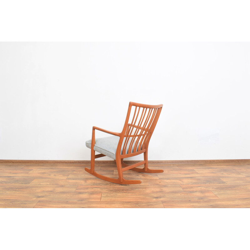 Cadeira de balanço Vintage Ml33 de Hans J. Wegner para Mikael Laursen, 1950s