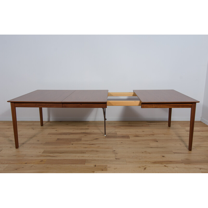 Vintage mahogany table by Ole Wanscher for Cado, Denmark 1960