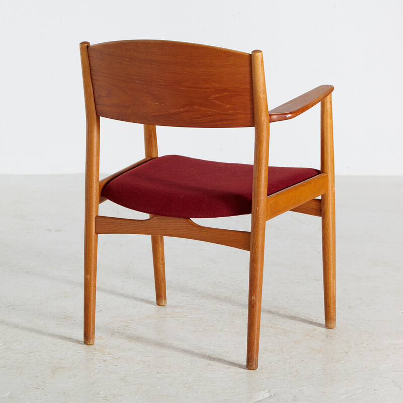 Vintage "Model 147" teakhouten fauteuil van Børge Mogensen voor Søborg Møbelfabrik, jaren 1960