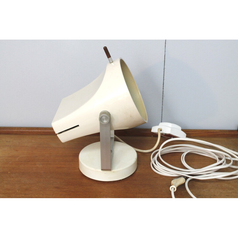 Beige table lamp by Etienne Fermigier - 1960s