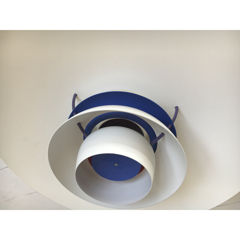 Vintage Ph5 pendant lamp in white lacquered metal by Poul Henningsen for Louis Poulsen