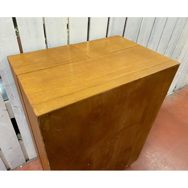 Mesa de carvalho Vintage tronco de carvalho