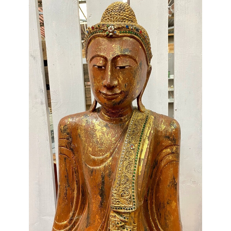 Vintage sculpture Buddha mandalay, Burma