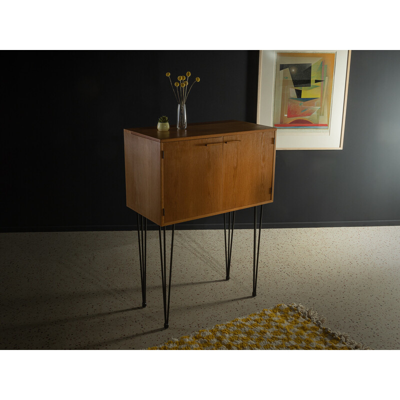 Vintage oakwood bar cabinet by Kai Kristiansen for Fm Furniture, Denmark 1960