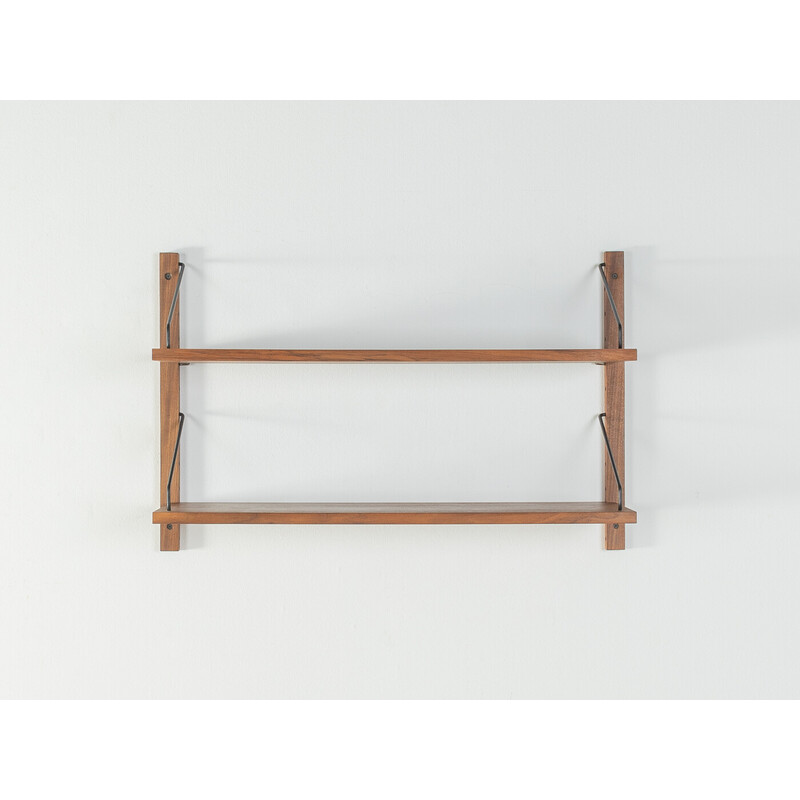 Vintage teak wall shelf by Poul Cadovius for Cado, Denmark 1950