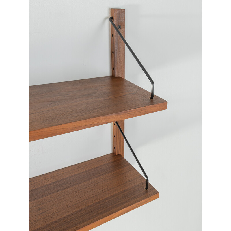 Vintage teak wall shelf by Poul Cadovius for Cado, Denmark 1950