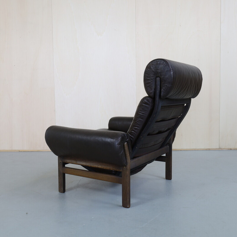 Vintage-Lounge-Sessel aus Leder für Coja