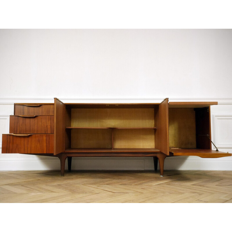 McIntosh rosewood sideboard with 3 drawers - 1960s