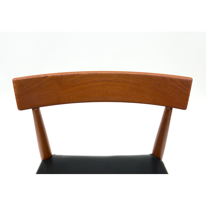 Set di 4 sedie vintage in teak di Arne Hovmand-Olsen per Mogens Cold, 1965