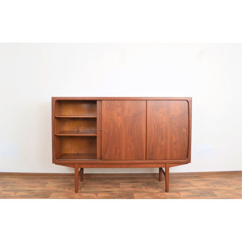 Vintage teak highboard, Denmark 1960