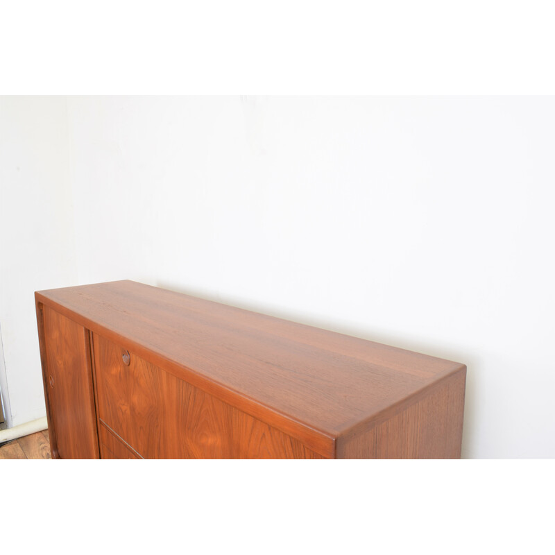 Vintage teak highboard, Denmark 1960