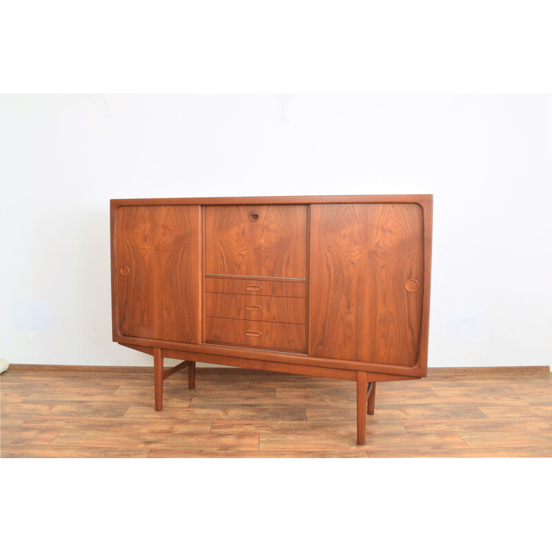 Vintage teak highboard, Denmark 1960