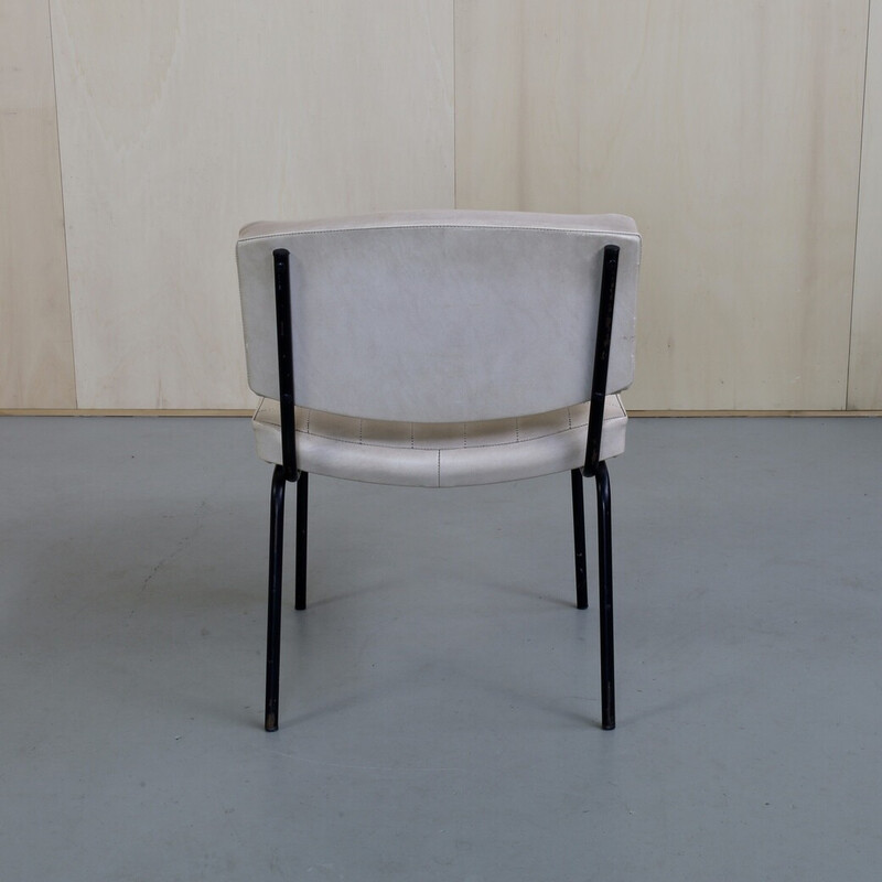 Par de cadeiras de sala de estar vintage de Pierre Gauriche para Meurop, década de 1960