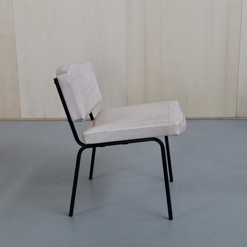 Coppia di sedie lounge vintage di Pierre Gauriche per Meurop, anni '60