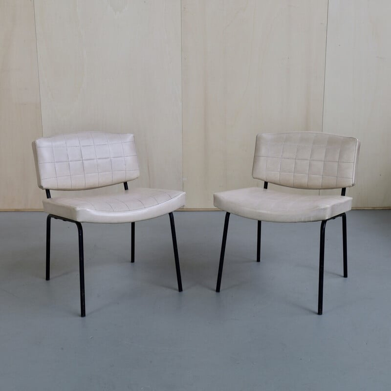Paar Vintage-Sessel von Pierre Gauriche für Meurop, 1960er Jahre