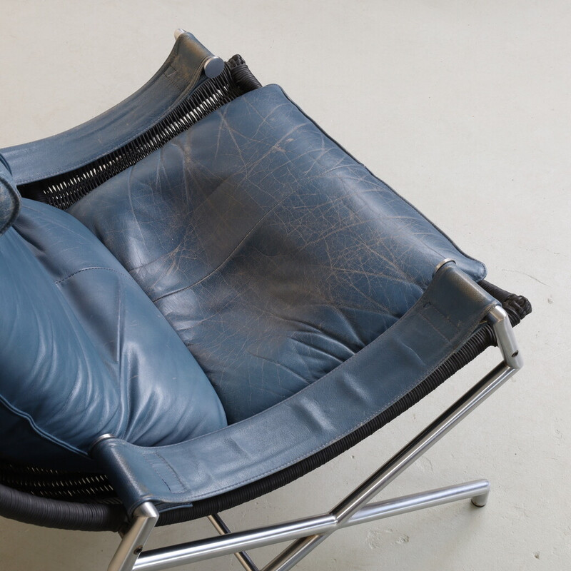 Vintage lounge chair by Gerard van den Berg for Rohé, 1980s