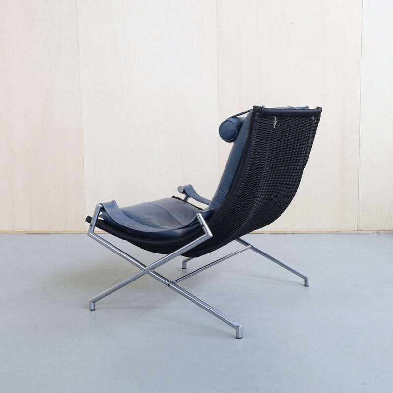 Vintage lounge chair by Gerard van den Berg for Rohé, 1980s