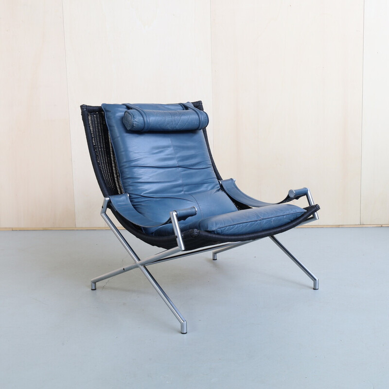 Fauteuil lounge vintage par Gerard van den Berg pour Rohé, 1980