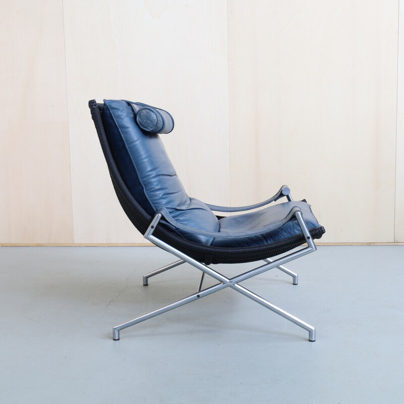 Vintage lounge chair by Gerard van den Berg for Rohé, 1980s