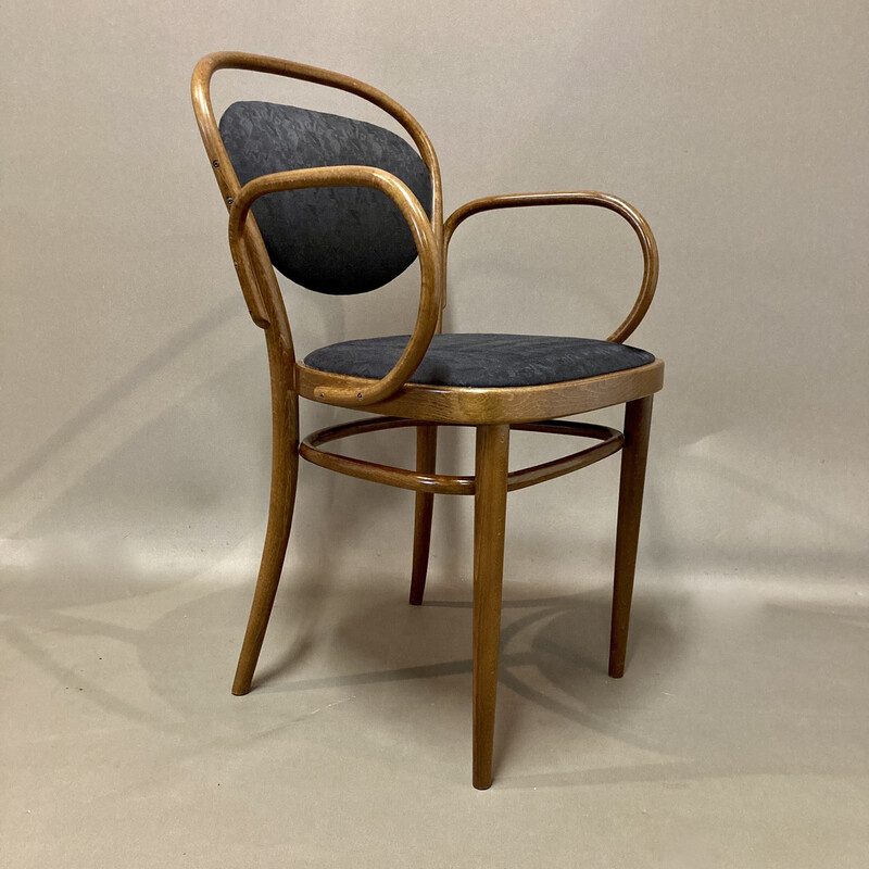 Vintage rattan armchair by Thonet, 1950s