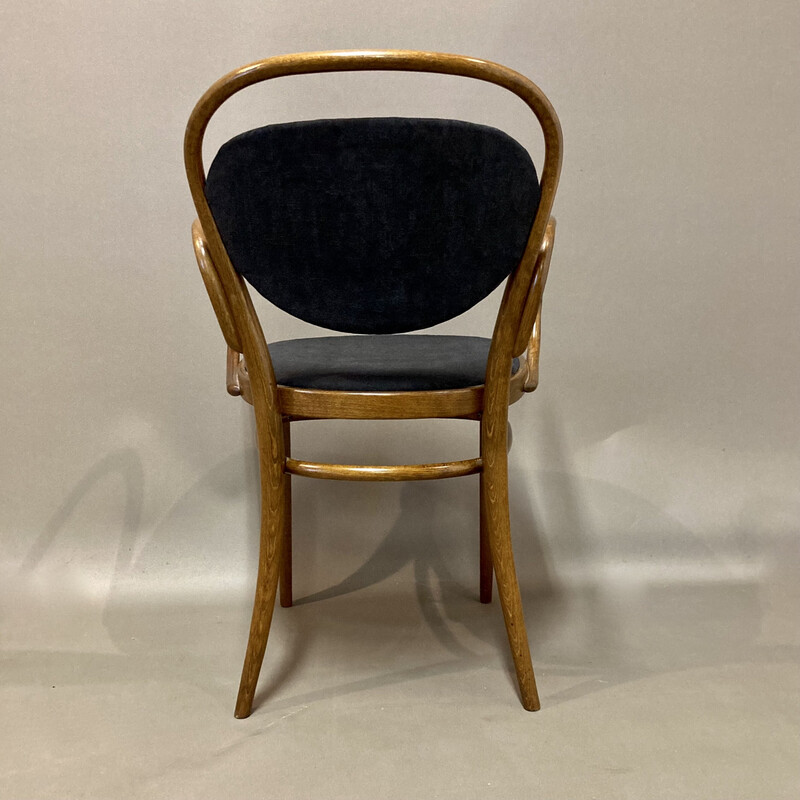 Poltrona vintage in rattan di Thonet, 1950