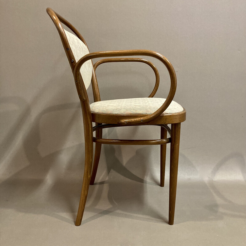 Fauteuil vintage en rotin de Thonet, 1950