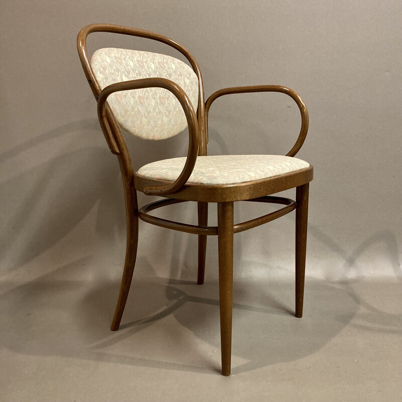 Vintage rattan armchair by Thonet, 1950