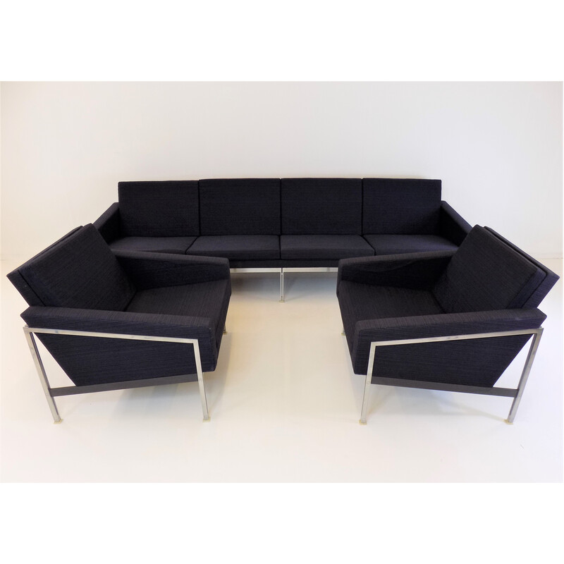 Vintage living room set by Wolfgang Herren for Lübke, Germany 1970s