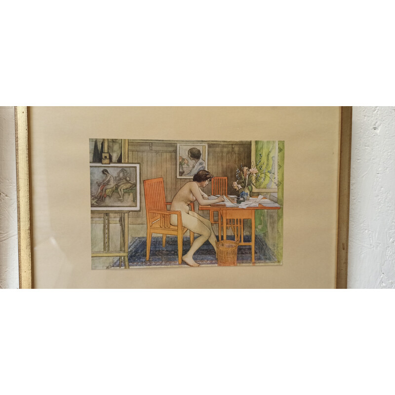 Pair of vintage lithographs