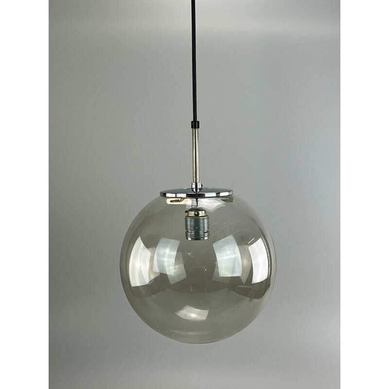 Candeeiro suspenso Vintage "Globe" para Glashütte Limburg, 1960-1970