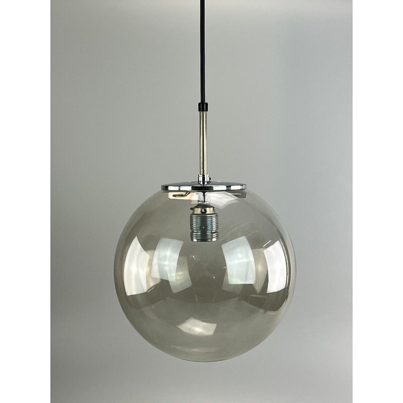 Vintage "Globe" pendant lamp for Glashütte Limburg, 1960-1970