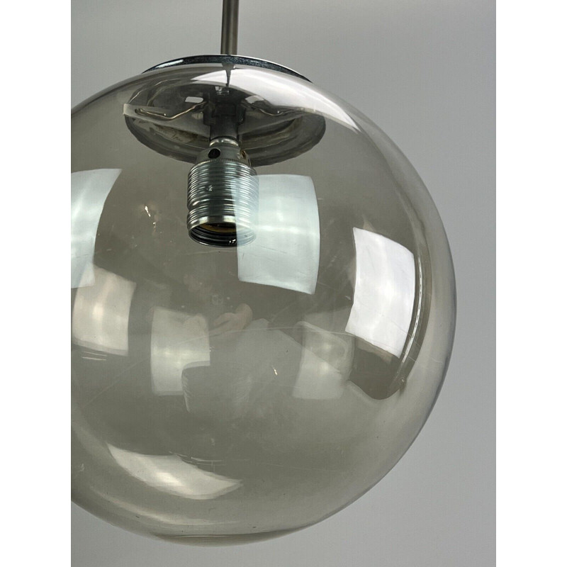 Vintage "Globe" pendant lamp for Glashütte Limburg, 1960-1970