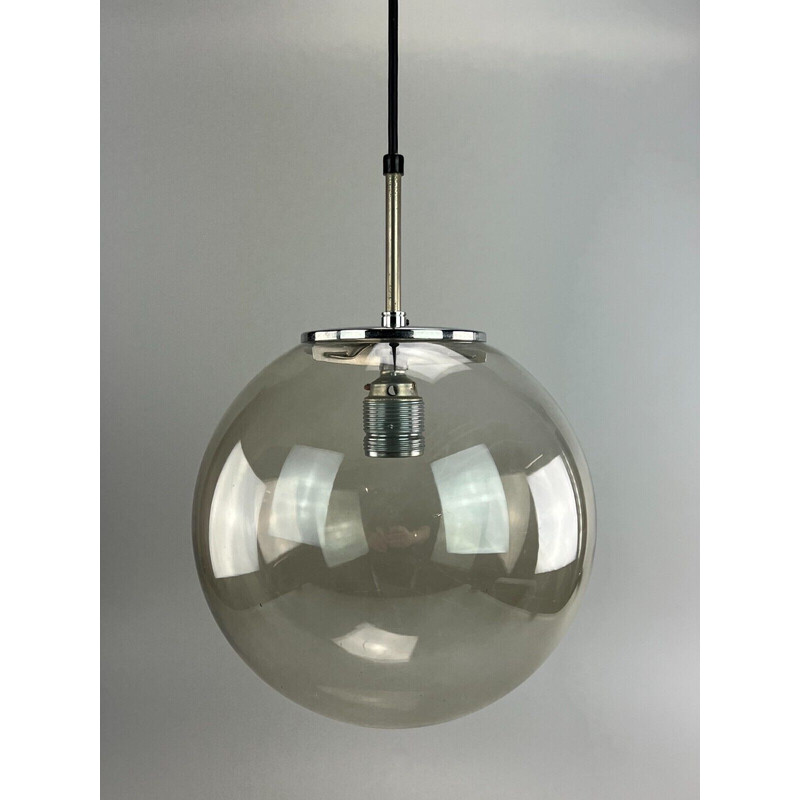 Candeeiro suspenso Vintage "Globe" para Glashütte Limburg, 1960-1970