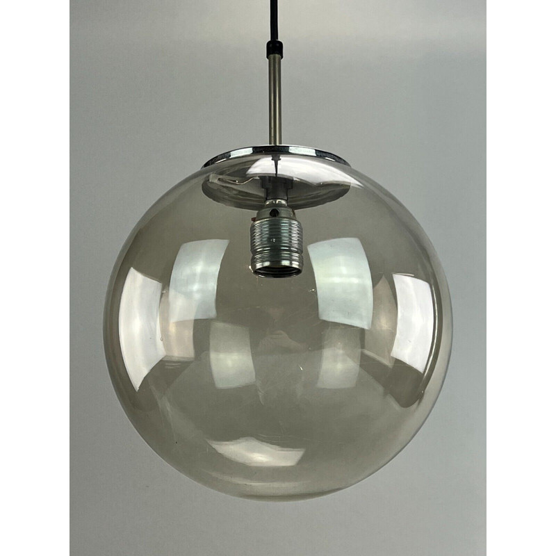 Candeeiro suspenso Vintage "Globe" para Glashütte Limburg, 1960-1970