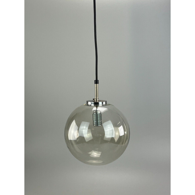 Vintage "Globe" pendant lamp for Glashütte Limburg, 1960-1970