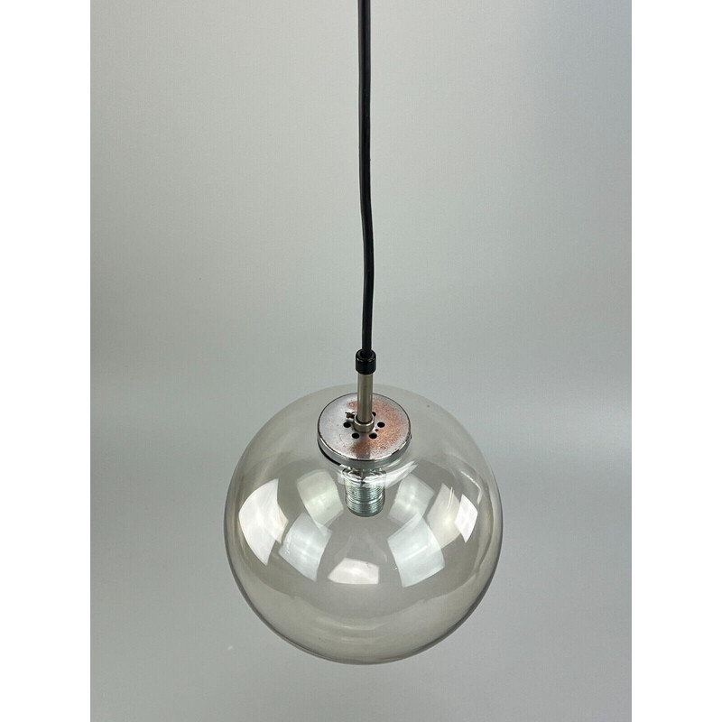 Vintage "Globe" pendant lamp for Glashütte Limburg, 1960-1970