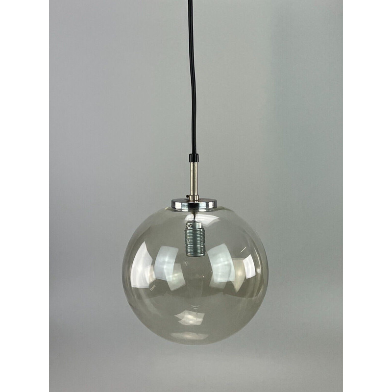 Candeeiro suspenso Vintage "Globe" para Glashütte Limburg, 1960-1970