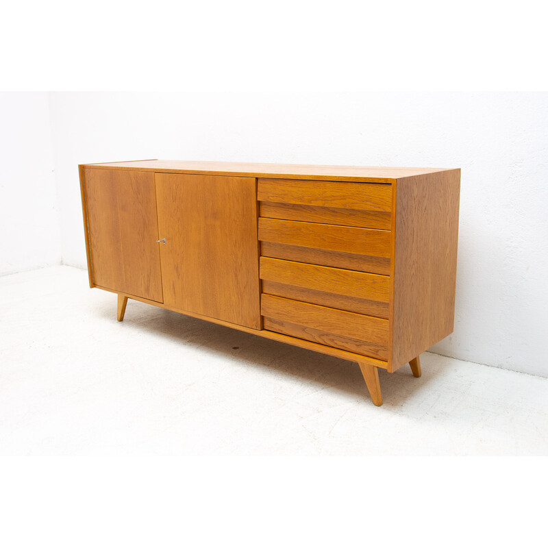 Mid century chest of drawers U-458 by Jiri Jiroutek for Interier Praha, Czechoslovakia 1960s